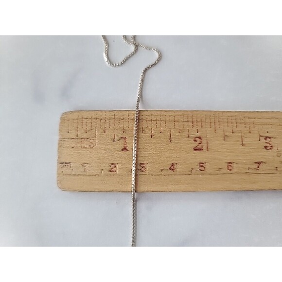 925 Sterling Silver Chain Necklace Vintage - Picture 10 of 10